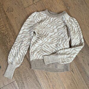 Baltic Born Mariam Knit Sweater Beige + Taupe size S